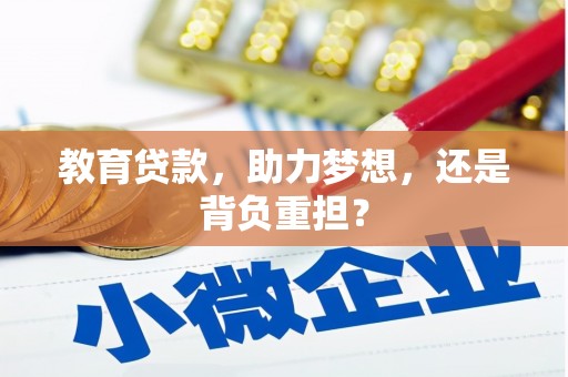 台安教育贷款，助力梦想，还是背负重担？