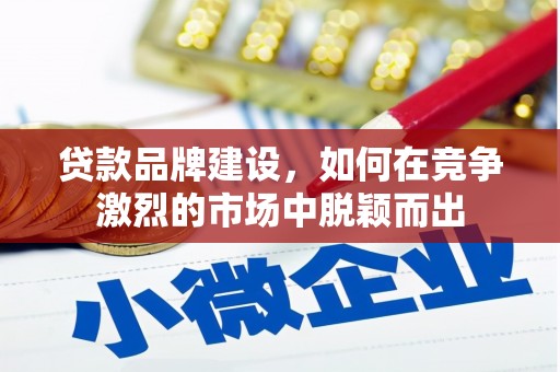 台安贷款品牌建设，如何在竞争激烈的市场中脱颖而出