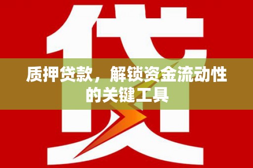 台安质押贷款，解锁资金流动性的关键工具