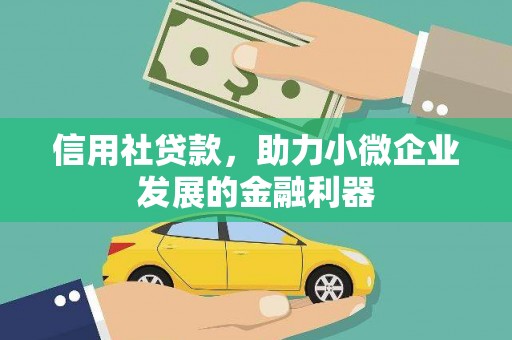 台安信用社贷款，助力小微企业发展的金融利器