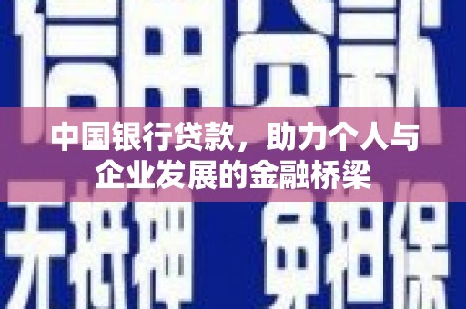 台安中国银行贷款，助力个人与企业发展的金融桥梁